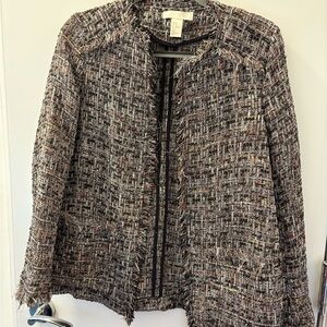 H&M Multicolor Tweed Blazer